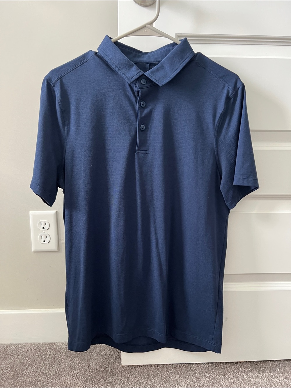 Men's Short Sleeve Navy Polo Shirt